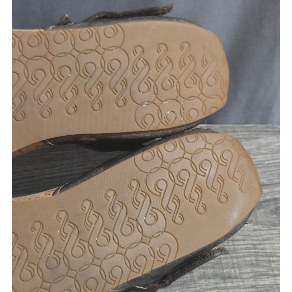 Ahnu Karma Latitude Cross Strap Adjustable Shoes Women Size 8.5 Brown - Picture 4 of 10